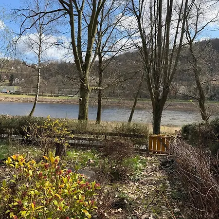 Campingurlaub Mit Blick Auf Elbe